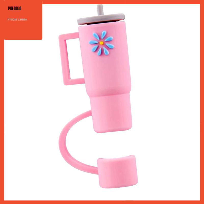 [Predolo] Sedotan Plug Seal Kedap Udara Kreatif Anti Percikan Dapur Minum Sedotan Toppers