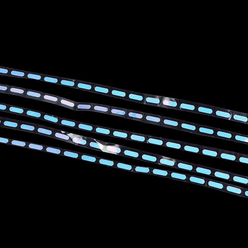 Sho 1/5Pcs 60.5cm Mobil Self-Adhesive Trim DIY Malam Mengemudi Keselamatan Strip Bercahaya N