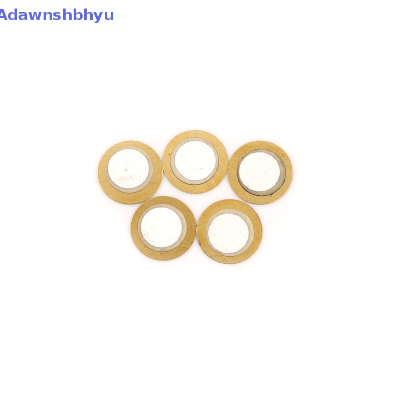 Adhyu 20PCS 20mm Elemen Piezo Sounder Sensor Trigger Drum Disc 6.5KHZ Tembaga ID