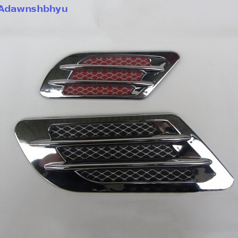 Adhyu Penutup Lubang Lubang Ventilasi Aliran Udara Samping Mobil Fender Intake Grille Duct Dekorasi Sticker ID