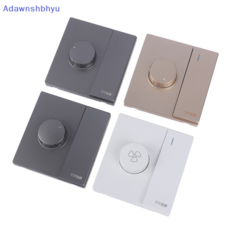 Adhyu 220V Universal Adjustment Ceiling Fan Speed Control Switch Tombol Dinding Dimmer ID