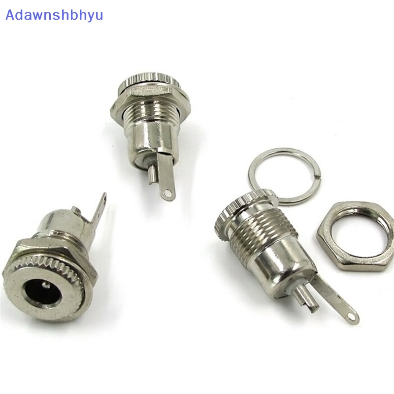 Adhyu 5pcs 5.5 mm x 2.1mm DC Power Jack Socket Female Konektor Dudukan Panel DC-099 ID