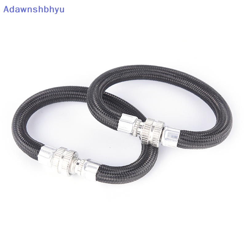 Adhyu 2PCS Pompa Sepeda Extension Selang Inflator Tabung Pipa Cord 150psi schrader Valve ID