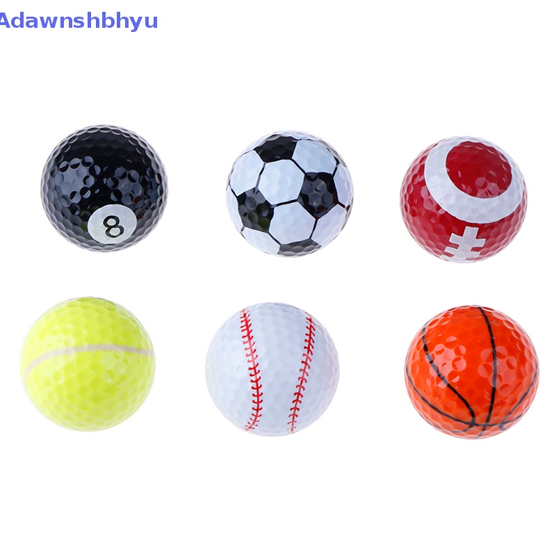 Adhyu Bola Golf Olahraga Outdoor Golf Game Strong Resilience Force Sports Practice Ball ID