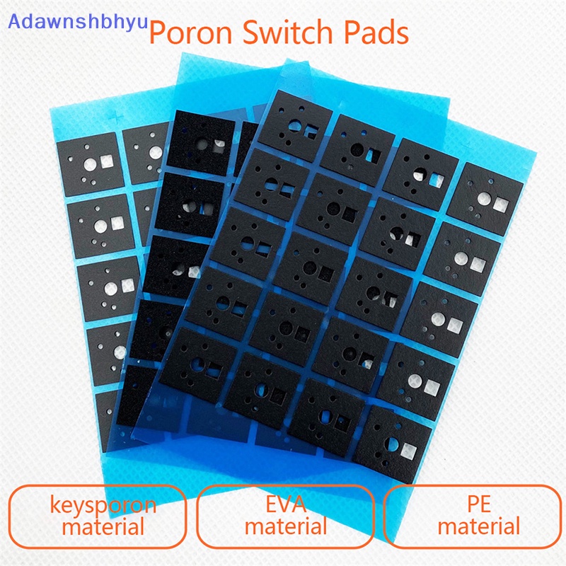 Adhyu 120Pcs Bantalan Saklar EVA PE Untuk Gasket Keyboard Mengurangi Kebisingan DIY Keyboard Kits ID