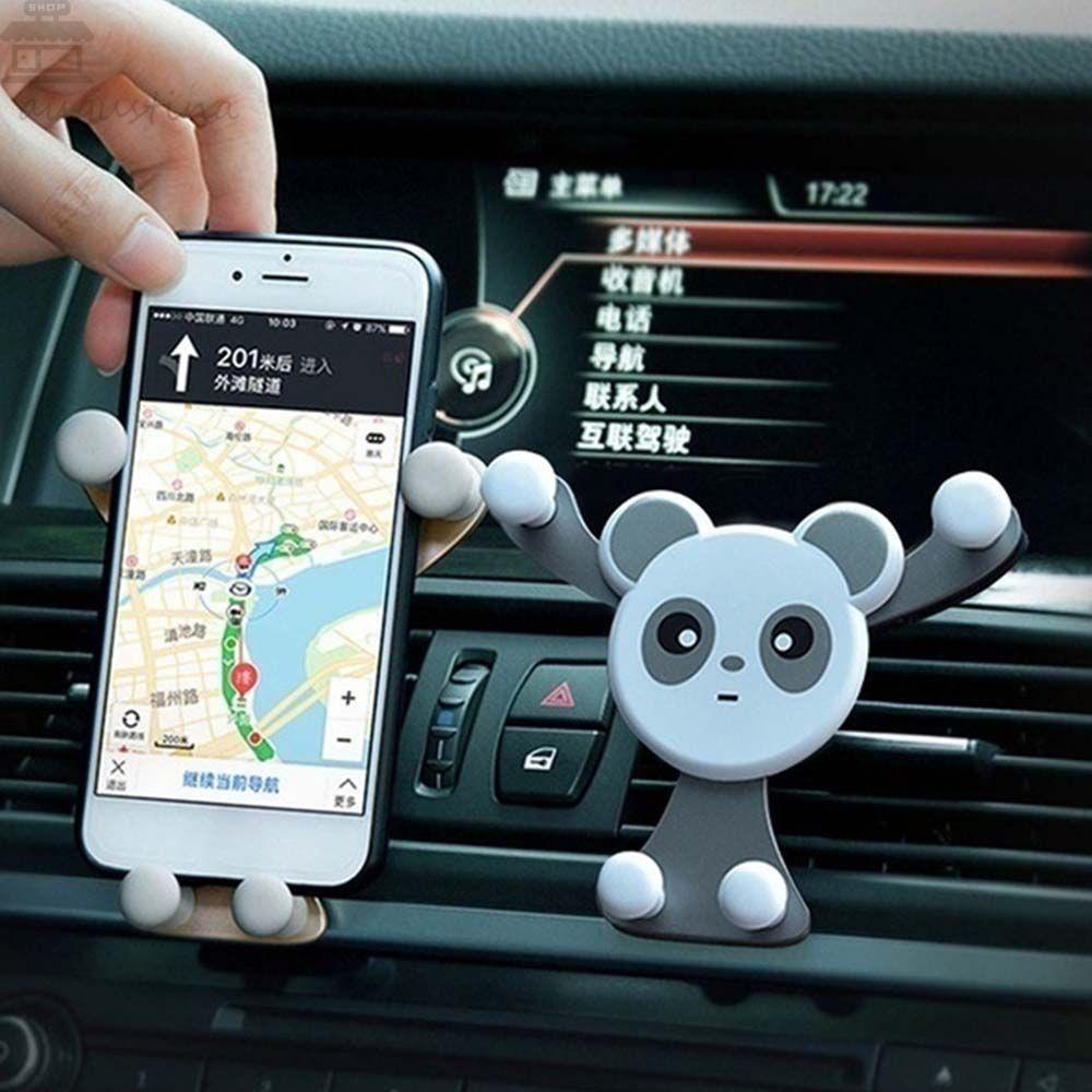 Agustinina Car Phone Holder Dudukan Bracket Mobil Gravitasi GPS ABS Lucu