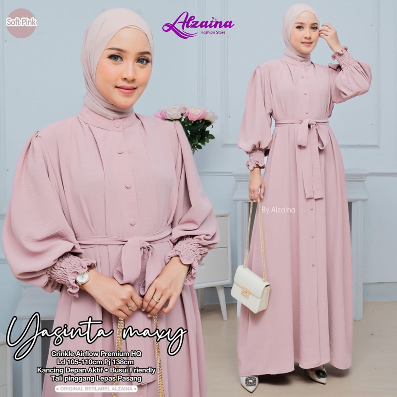 YASINTA Maxy ORI ALZAINA | Crinkle Airflow Premium