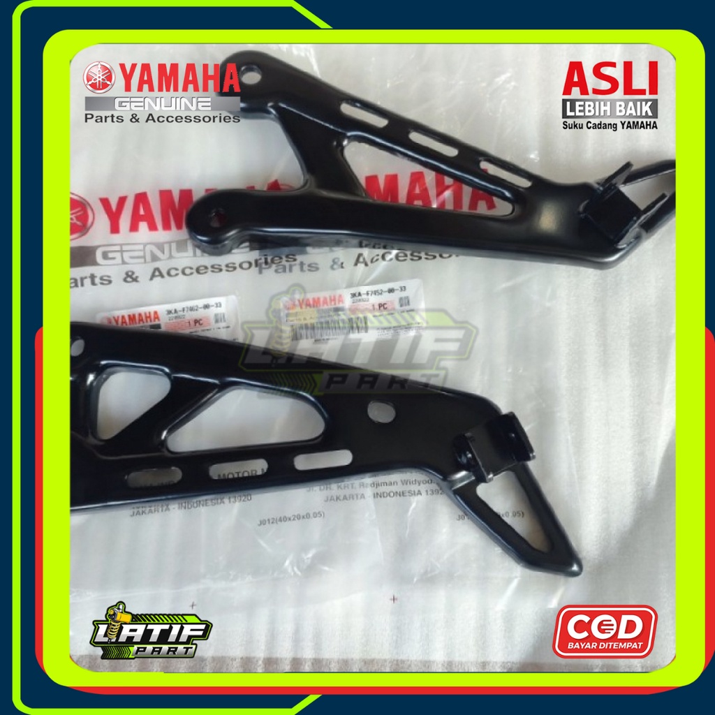 BARSTEP FOOTSTEP PIJAKAN BELAKANG RX KING HITAM ORIGINAL 3KA-F7452-10-