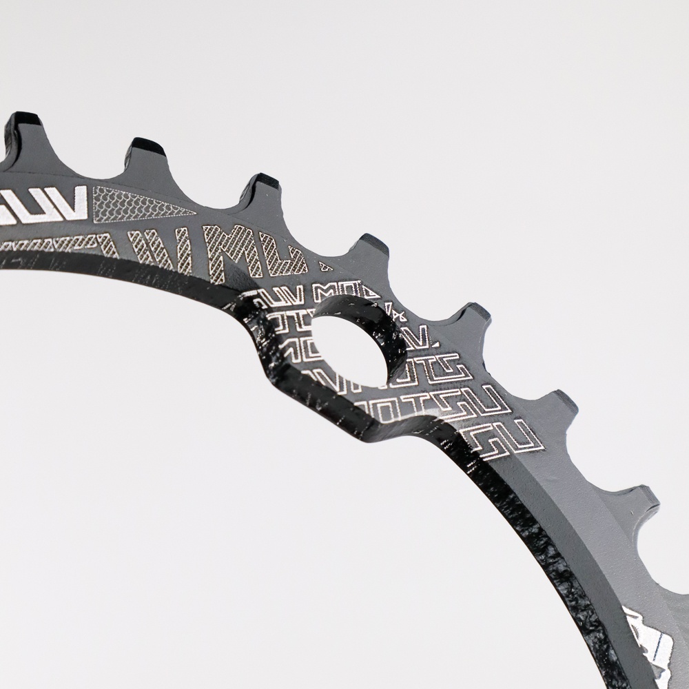 MOTSUV Gigi Sprocket Sepeda Chainring Aluminium Round 32T - 104BCD - Black