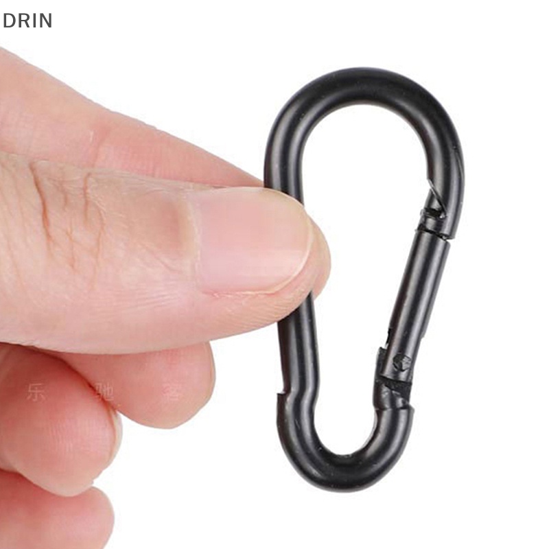 Dr Metal Gantungan Kunci Klip Kait D Carabiner Hooks Konektor Untuk Membuat Perhiasan Key Ring Temuan DIY Grosir vn