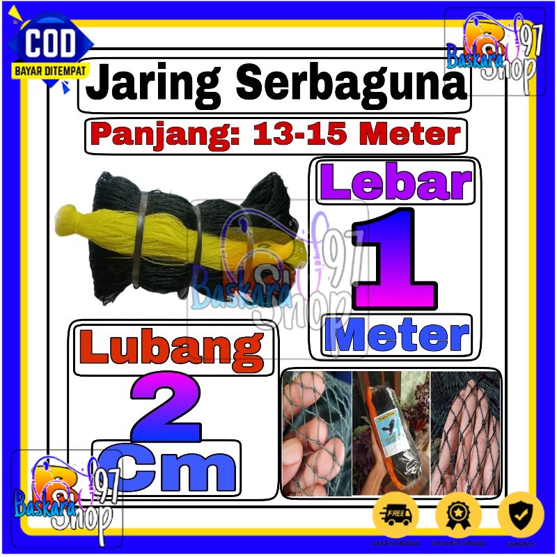 Jaring Pagar Ayam 1 meter / Jaring Lubang Kecil /Jaring Kandang /Jaring Burung / Jaring Taman