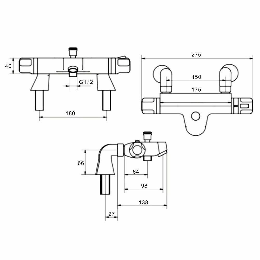 Populer Shower Mixer Keran Cuci Wastafel Keran Kamar Mandi Keran Air Panas Dingin Shower Valve