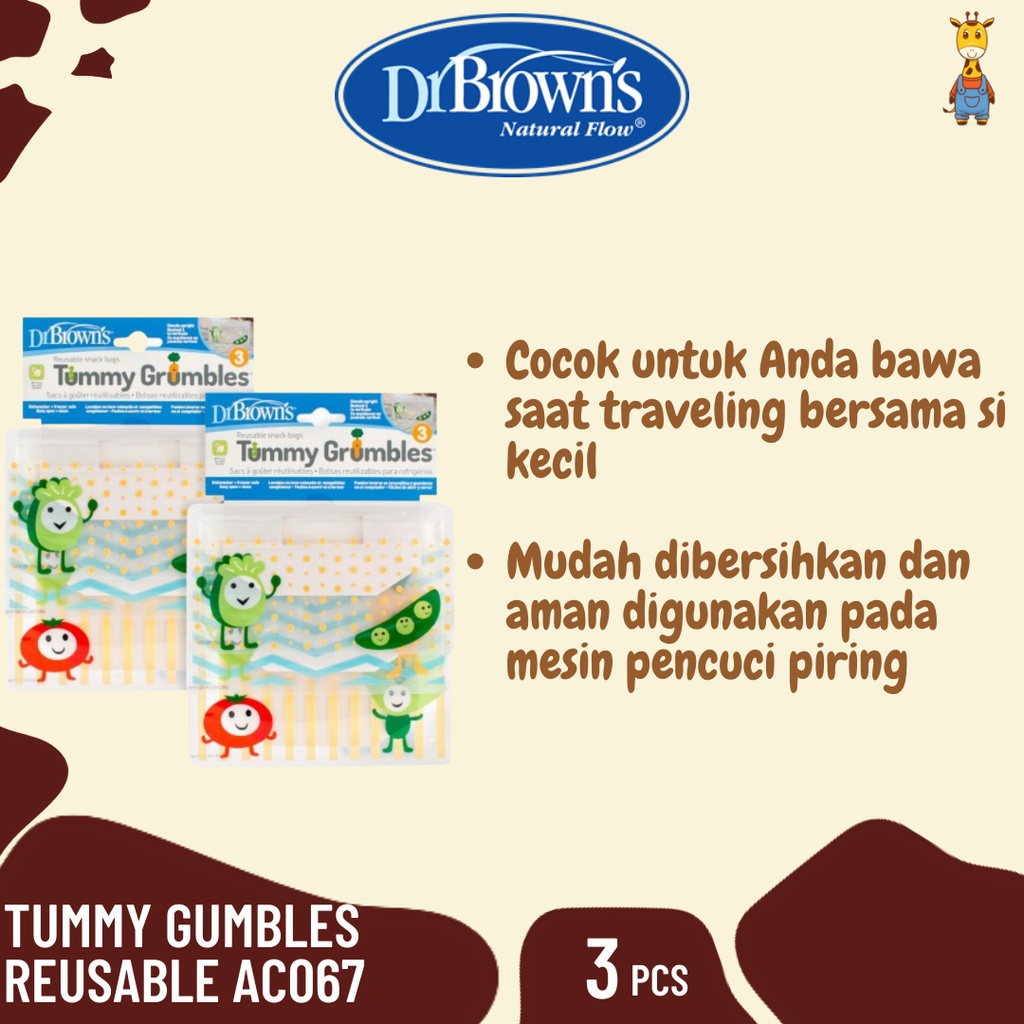 Dr. Brown's Tummy Gumbles Reusable AC067