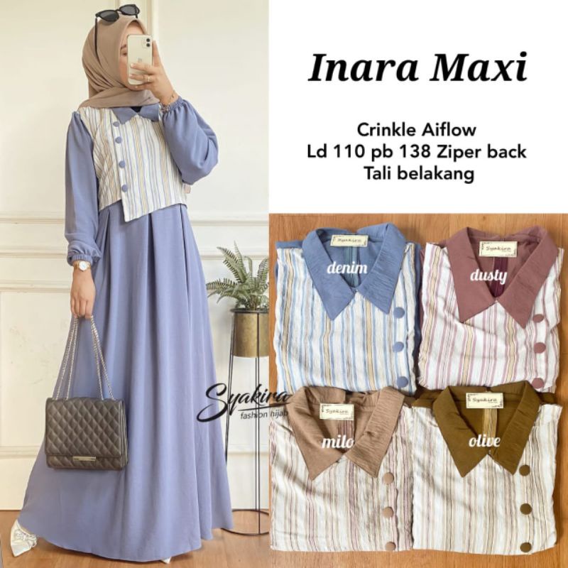 INARA MAXI ORI SYAKIRA | Crinkle Airflow