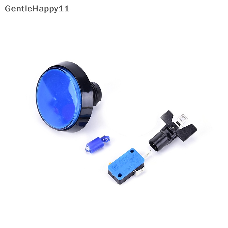 Gentlehappy Lampu LED 60mm Bulat Besar Arcade Video Game Player Push Button Switch Lamp id