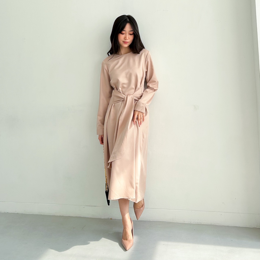 Beige Studio - Vanessa Dress / Dress Lengan Panjang Wanita