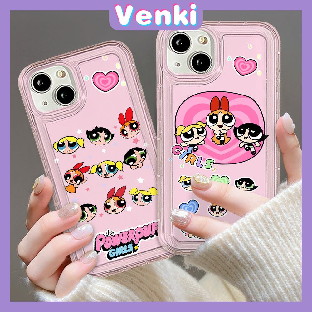 VENKI - For iPhone 11 Case Clear Phone Case TPU Soft Case Airbag Shockproof Protection Camera Cute Cartoon Little Girl Compatible with iPhone 14 13 Pro Max iPhone 12 Pro Max XR XS