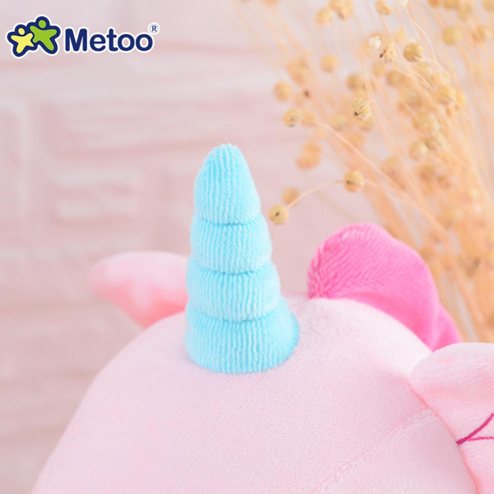 Timekey Metoo Cute Unicorn Plush Toy Boneka Mainan Untuk Anak Hari Anak Ulang Tahun Plush Animal Toys Rumah Dekorasi Kamar Anak O3W7