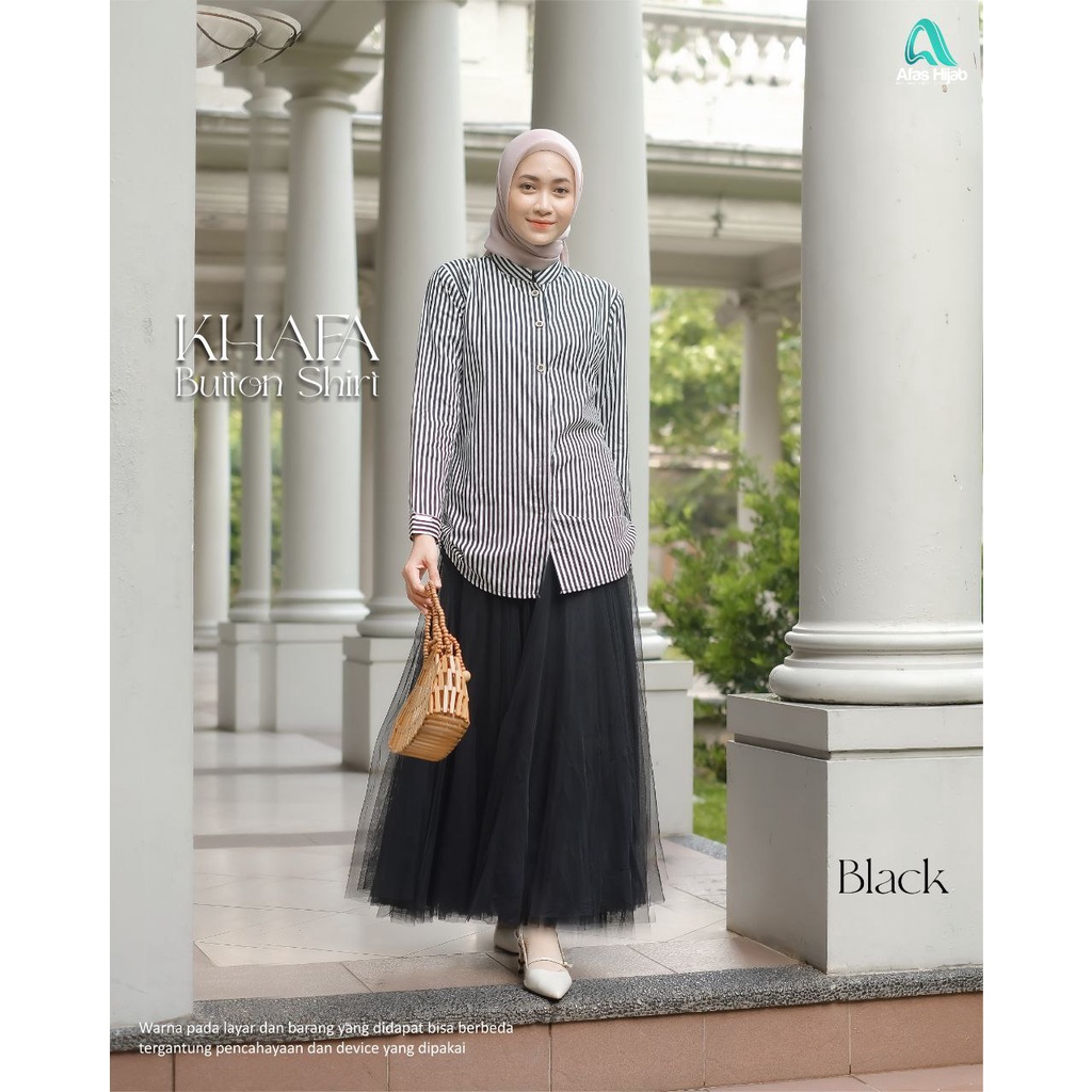 Khafa Button Shirt ORIGINAL by Afas Hijab