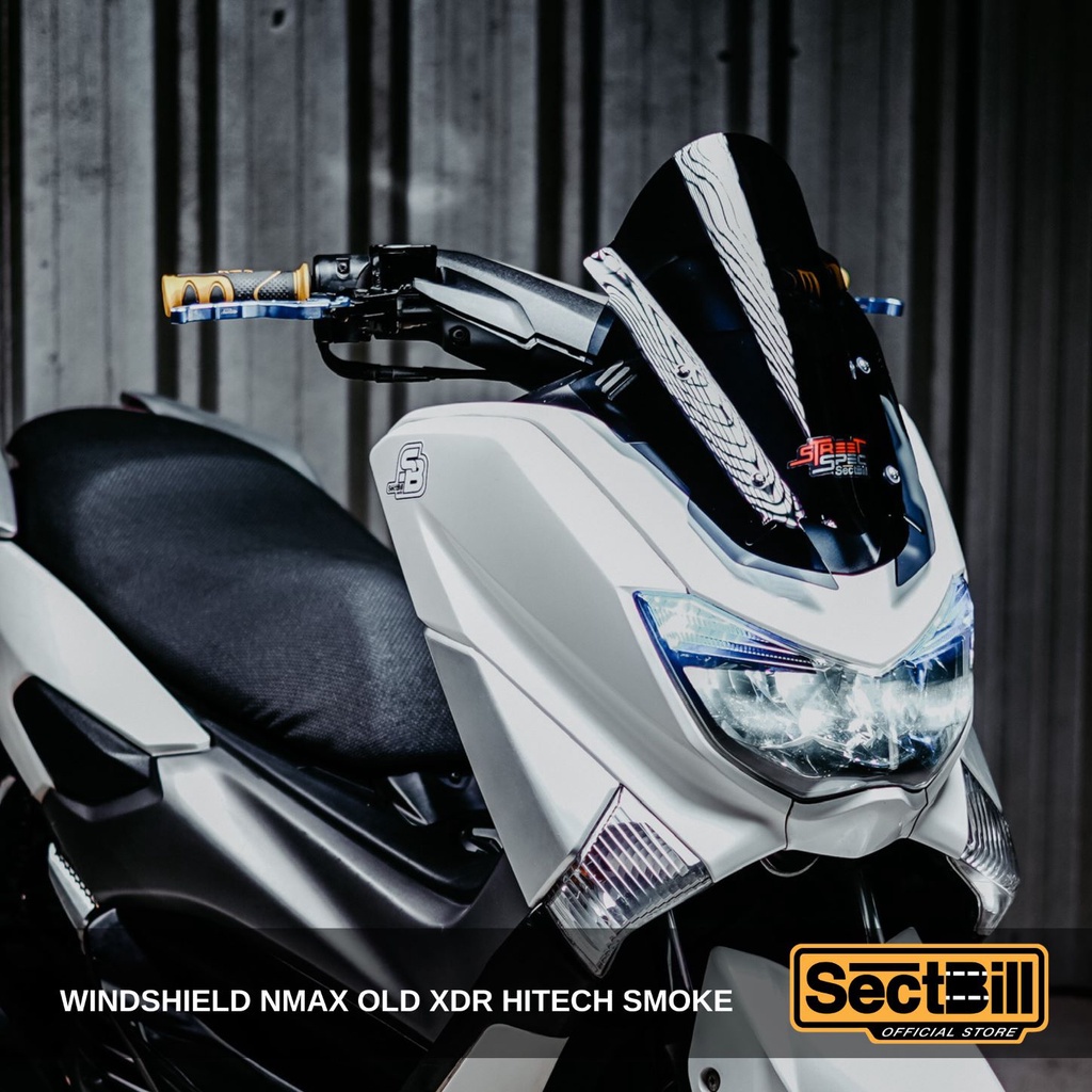 Dunia Variasi - Windshiled / Visor / Winsil / Winshiled / Motor / Aksesoris / Aksesoris Motor / Windshiled Sectbill / Visor Sectbill / Winsil Sectbill - Type Nmax OLD XDR  Hitech - Merk Sectbill / Setbil / Sectbil (Warna Clear Dan Smoke)