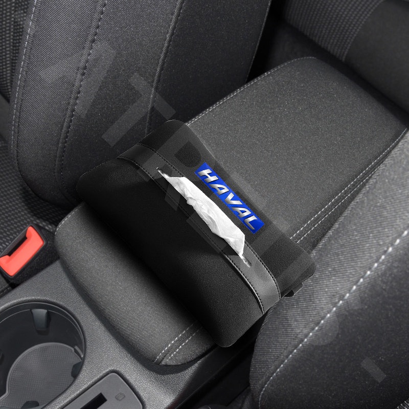 Haval Tas Penyimpanan Tisu Mobil Car Seat Armrest Box Paper Towel Box Untuk Haval H6 Jolion H2 H2s H1 2022 2023 H5 M4 H9