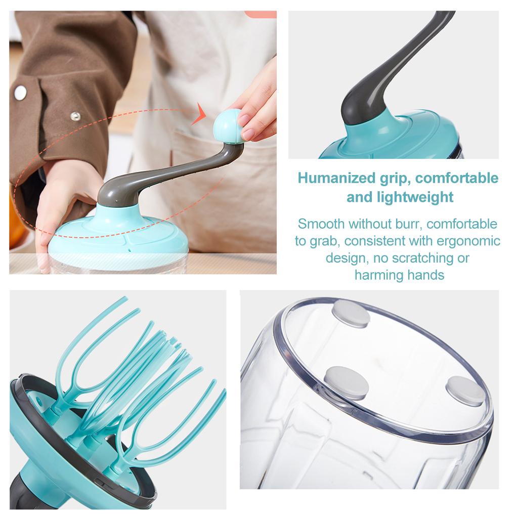 Hand Held Ergonomic Egg Beater Hemat Buruh Manual Hand Stirring Cream Milk Foam Whisk Blender Alat Kue Aksesori Dapur