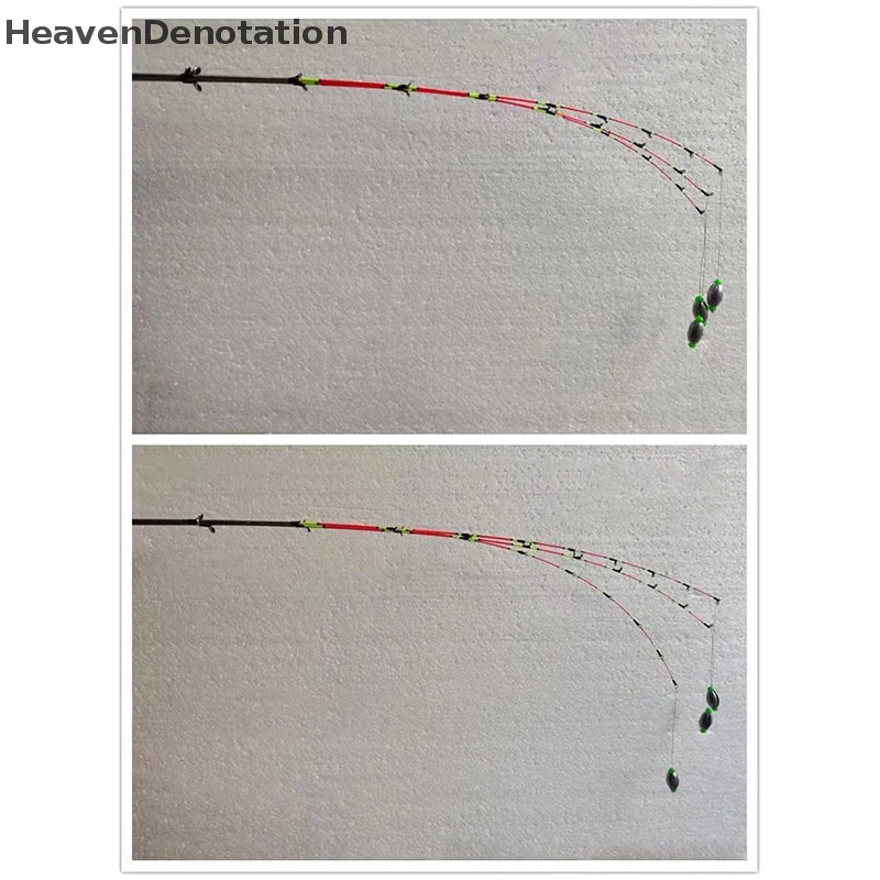 [HeavenDenotation] 55 cm Kaca fiberTitanium Alloy Ujung Rakit Perbaikan Refit Pengganti Malam Memancing Fleksibel Rod Tip Fishing Tackle Tiang Aksesoris HDV