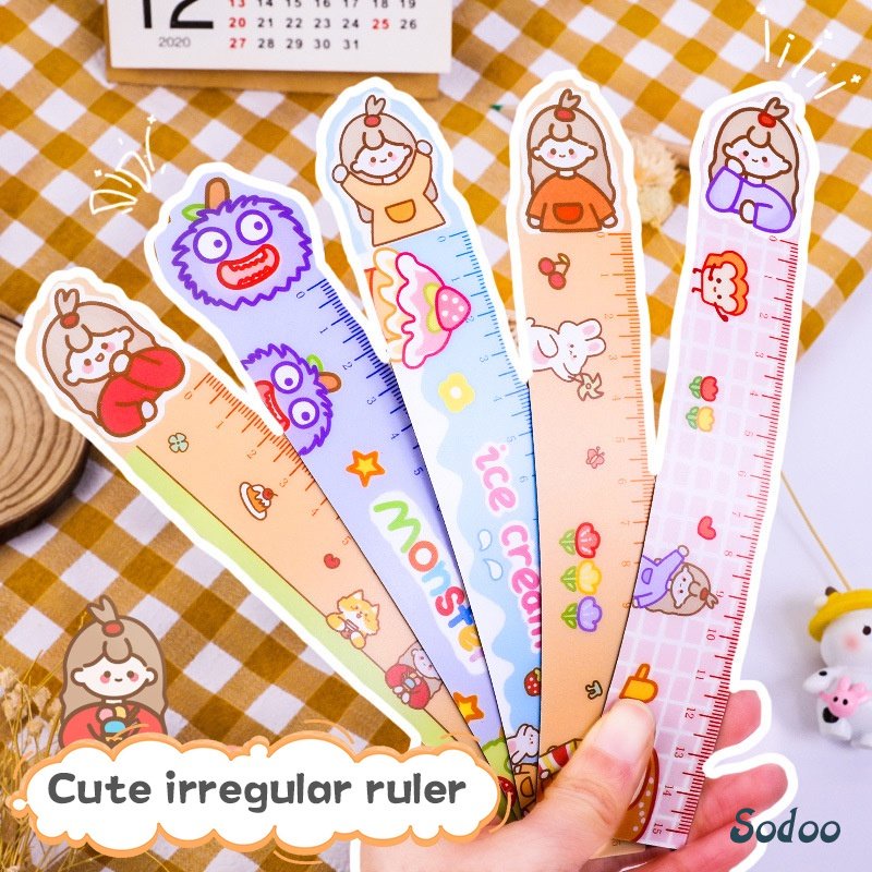 

Cute Magnetic Ruler Office15cm Soft Ruler for Students Creative Stationery - SO