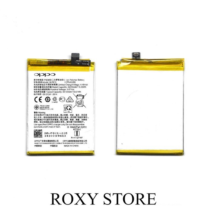 Battery Baterai Oppo Reno 5 BLP819 Original