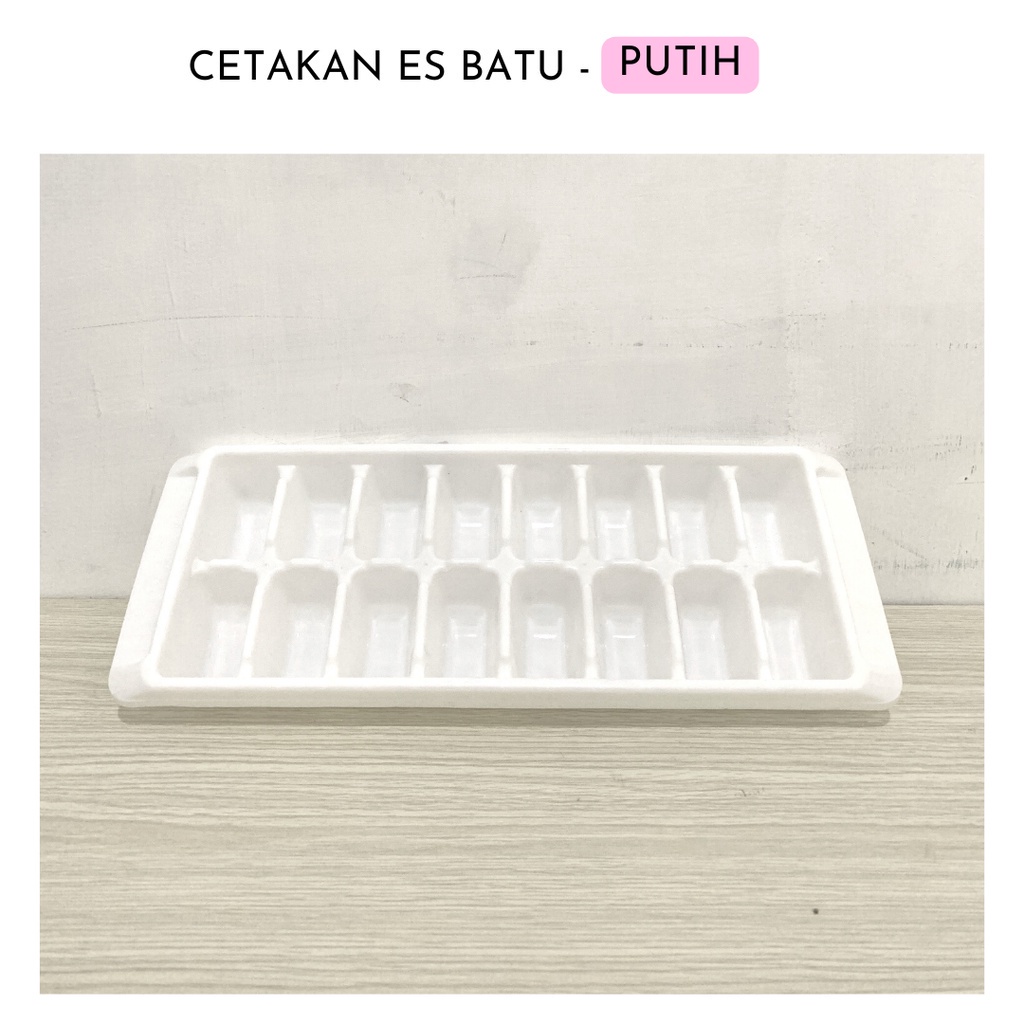 Cetakan Es Batu Isi 16 Kotak Jumbo - ZLG / Cetakan Plastik Baking Puding Agar Kue Kukus