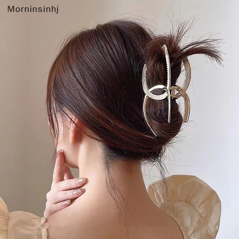 Mornin Baru Elegan Mutiara Rambut Cakar Wanita Hair Clip Jepit Rambut Aksesoris Rambut Gadis Rambut Kepiting Hiasan Kepala Hairgrip Fashion Jepit id