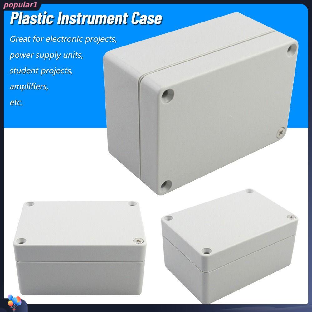 Populer Enclosure Case50 * 68 * 100mm Aksesoris Plastik ABS Bagian Instrumen