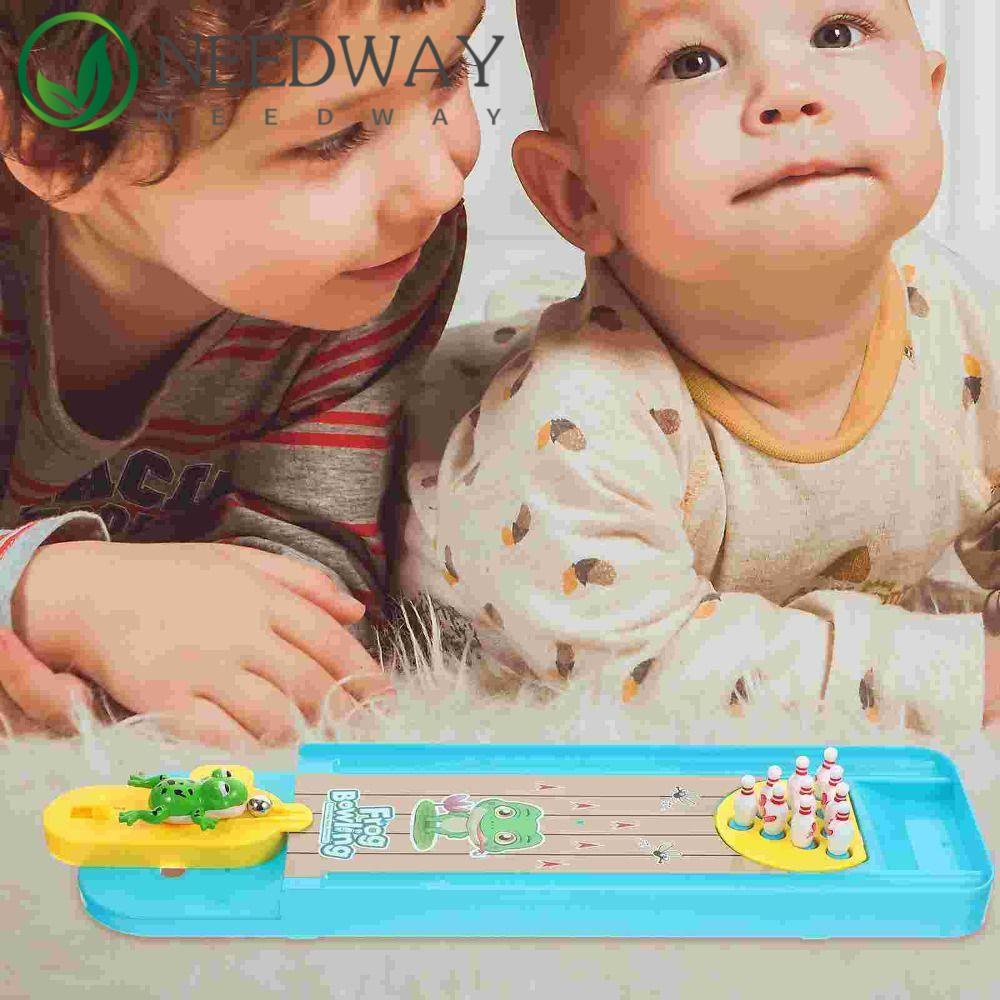 Needway   Mini Desktop Bowling Game 1set Hadiah Untuk Mainan Anak Untuk Anak Mainan Indoor Perkembangan Intelektual Edukasi Bowling Plaything