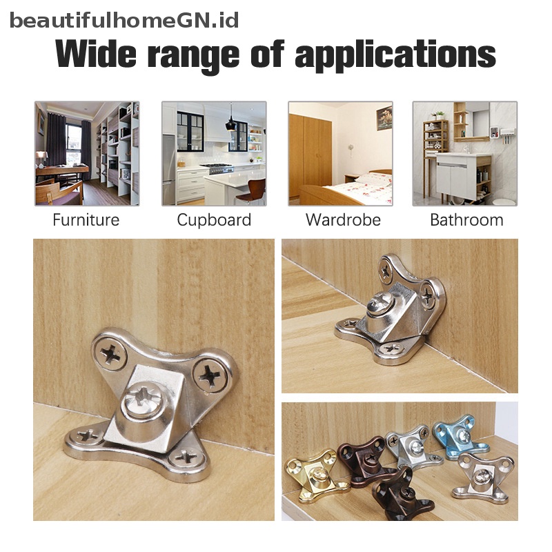 {Cantik} Sekrup s Sudut Aluminium Alloy Butterfly Konektor Penyangga Berbentuk L Pengencang Yang Dapat Dilepas Kode Sudut Siku~