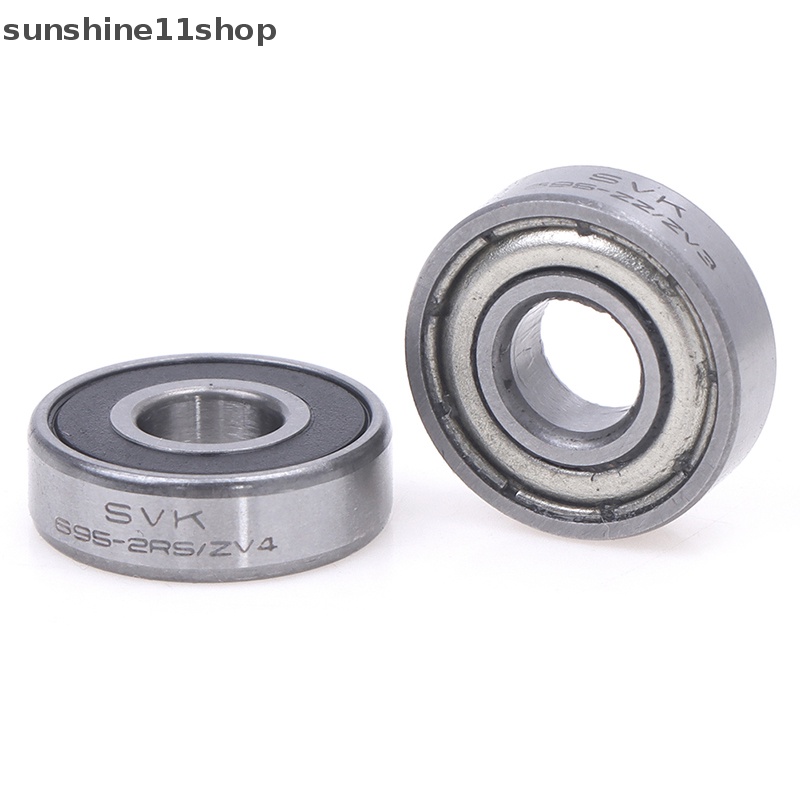 Sho 5/1pcs 695bantalan Mobil RC Elektrik Truk Bola Bearing Hitam Disegel Miniat Kecil N