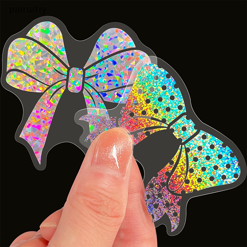 Prt 100pcs Transparan Lucu Kartun Anime Laser Horaphic Stiker Aesthetic Butterfly Decal Scrapbook Laptop Telepon Mobil Lucu Stiker Untuk Gadis PRT