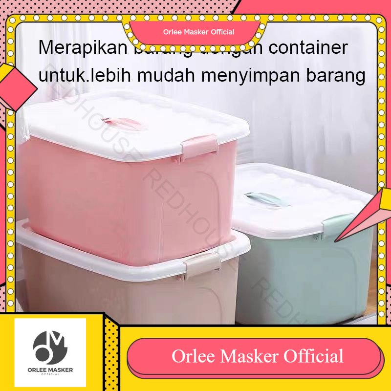 KOTAK PENYIMPANAN BARANG/ BAJU UKURAN M/ TANGGUNG TEMPAT BARANG REDHOUSE/ SEALWARE TANGGUNG / TEMPAT SERBAGUNA/ KOTAK SERBA GUNA / REDHOUSE/ ORIGINAL