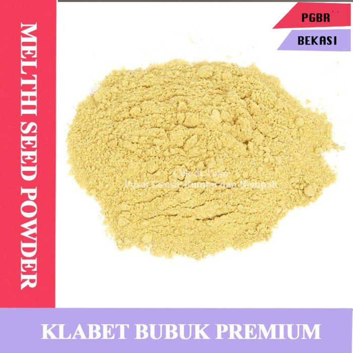 

Klabet Bubuk 1 KG / Organic Fenugreek Powder / Methi Seeds Powder