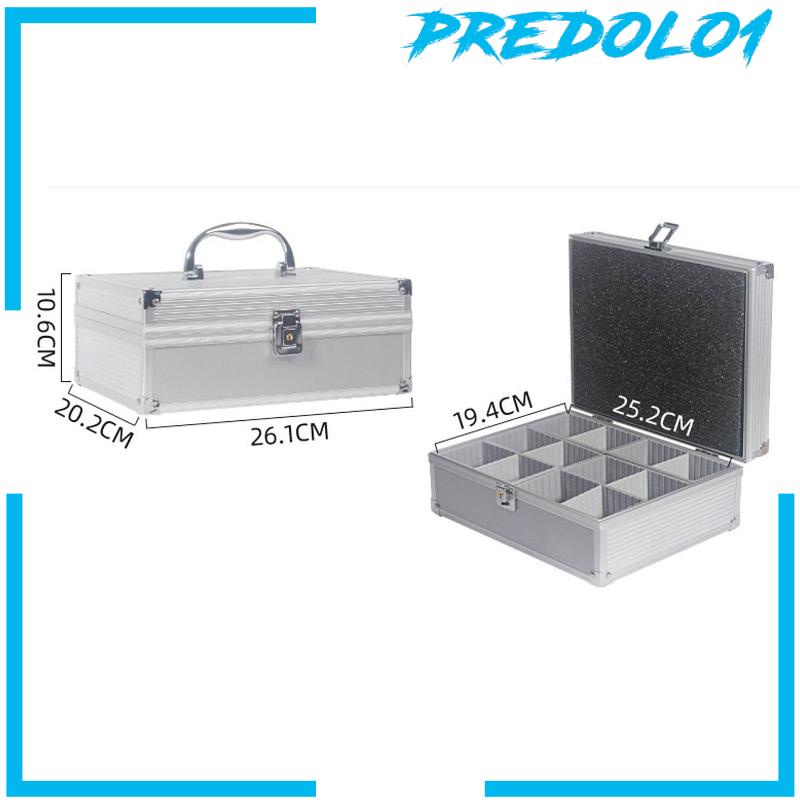 [Predolo1] Stamps Lock Box Portable Locker Chest Untuk Pasport