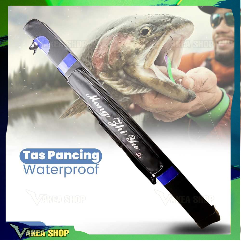 Meng Zhi Yu Tas Pancing Waterproof Fishing Tackle Rod Bag 125cm ~ FB25