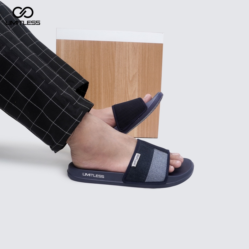 Sandal Slop Pria Pedro Keren Casual Sendal Slide Pria Navy Empuk Sandal Slip On Pria Terbaru 2023