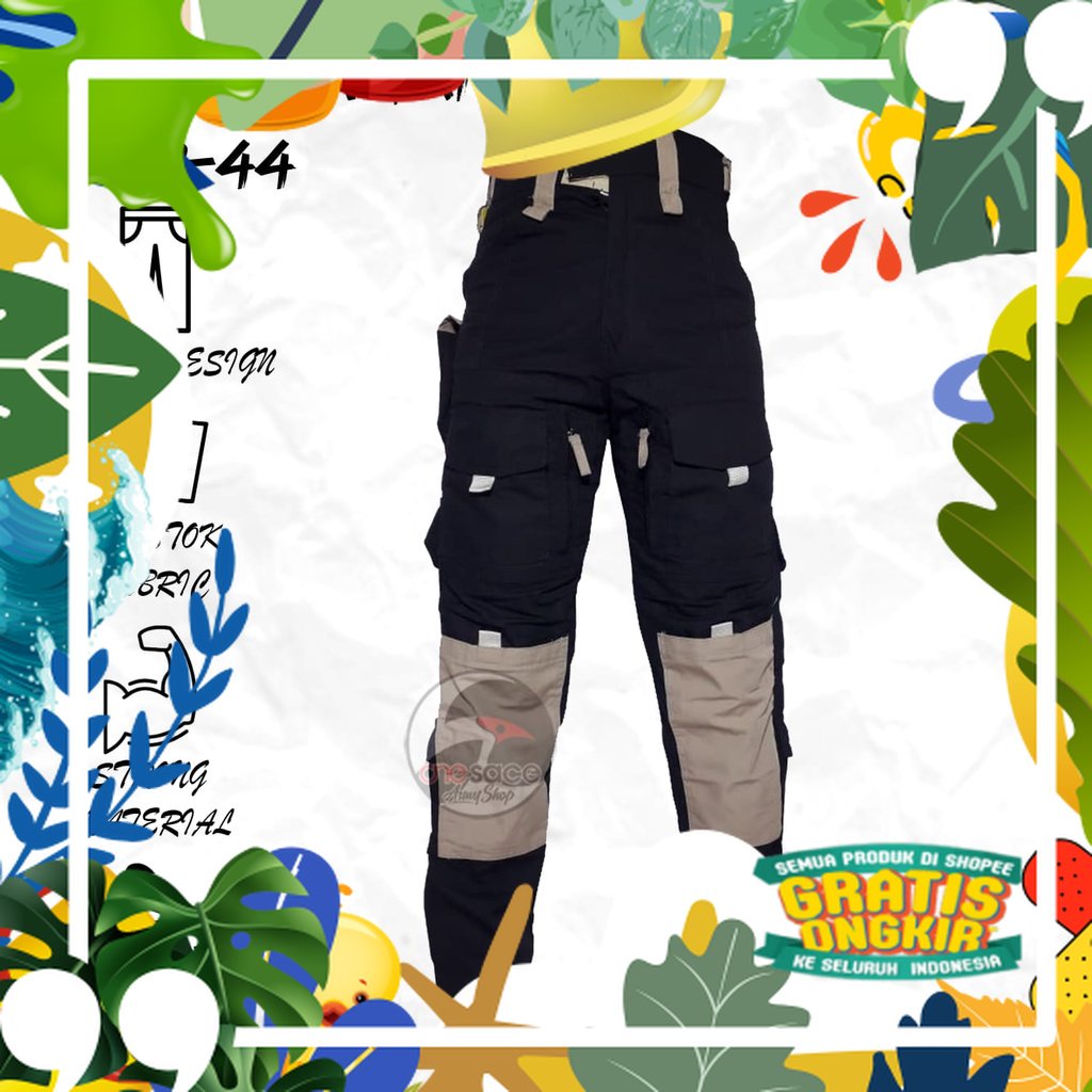Celana Tactical KITANICA Panjang Kombinasi/Celana Cargo Panjang/Celana Pria Panjang/Celana Kitanika/