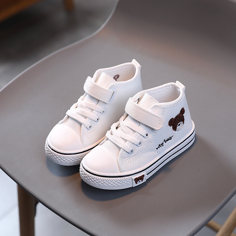 Sepatu Sekolah Anak 0309710 Sepatu Sekolah Import Canvas Bear Shoes