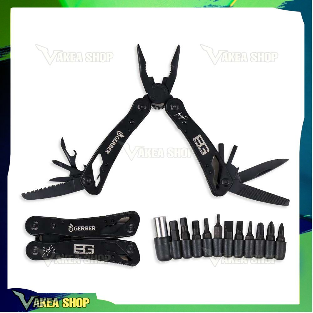 GERBER Bear Grylls Multifunctional EDC Plier Survival Tool ~ MPA19