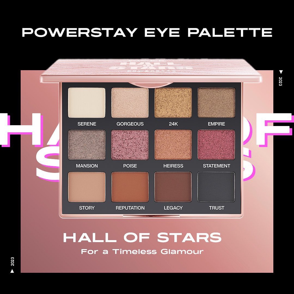 ★ BB ★  Make Over Powerstay Eye Palette 12x1.5gr - Futurist Gleam - Hall Of Stars | Eyeshadow - Eye Shadow