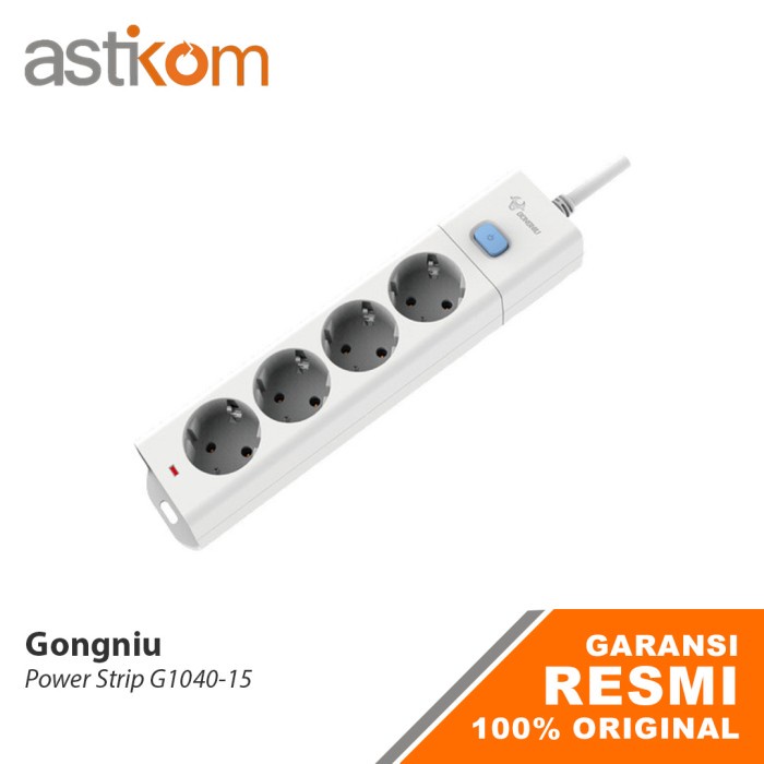 Power Strip Gongniu G1040 White