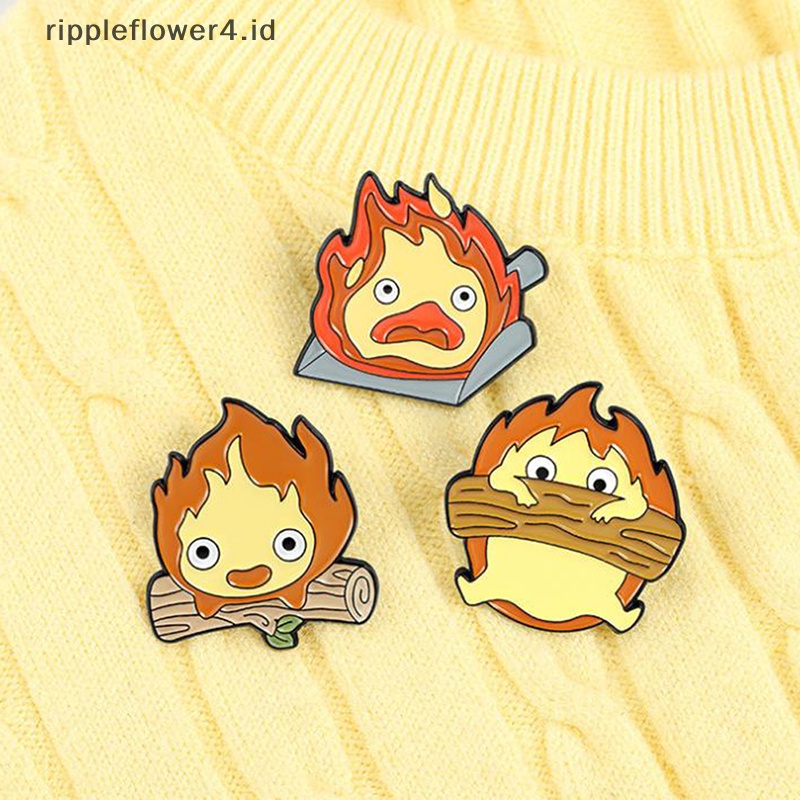 {rippleflower4.id} 1pc Lucu Kartun Cassifah Enamel Pin Anime Bros Kerah Lencana Tas Bros~