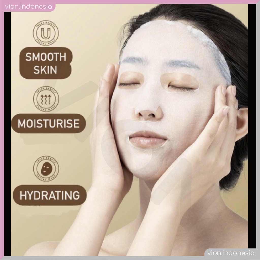 IMAGES Black Truffle Essence Moisturizing Mask Facial Sheet Masker Wajah IM021