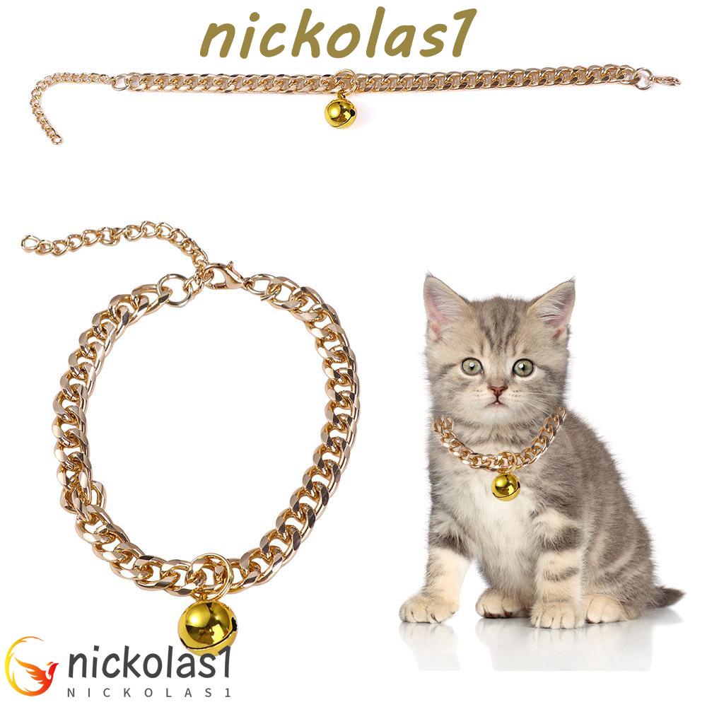 Nickolas1 Kucing Kerah Fashion Premium Aksesori Kucing Aksesori Hewan Peliharaan Anjing Kecil Puppy Pet Chain