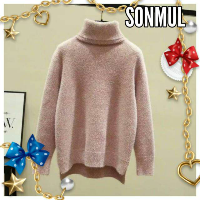 SATOMI WOMAN WINTER AUTUMN TURTLENECK KNIT TOP BAJU RAJUT WANITA MUSIM DINGIN